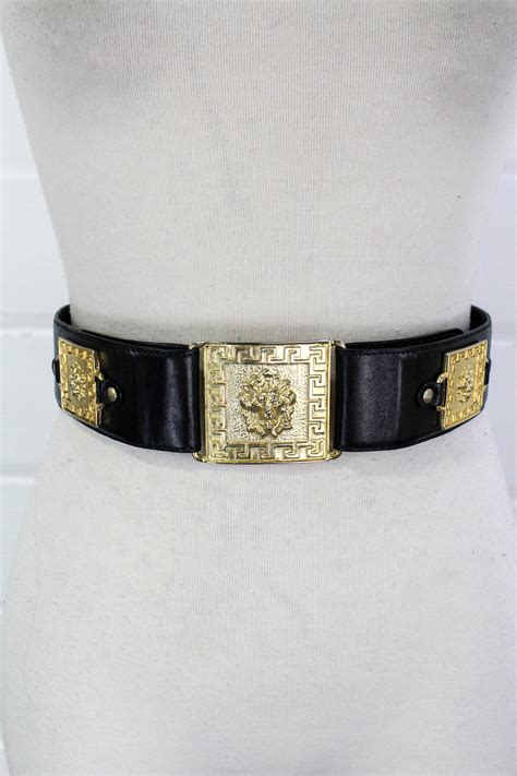 versus versace lion belt|versace belt size chart.